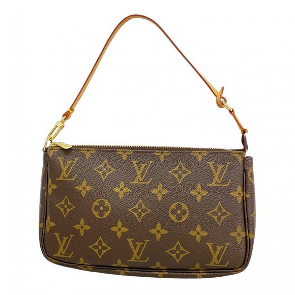 Louis Vuitton Monogram Pochette Accessoires M51980 Brown  Women's - Picture 1 of 9
